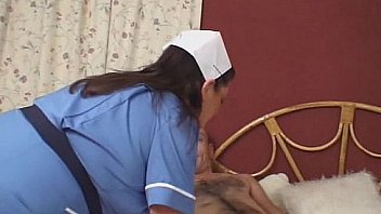 Big tits nurse gives relief