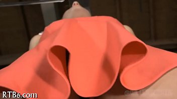 Angel is stripping inside cage