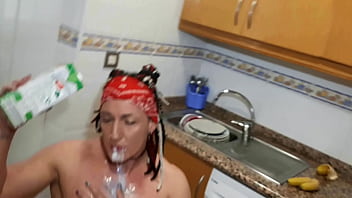 My big ass bathed in milk trailer