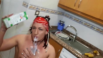 My big ass bathed in milk trailer