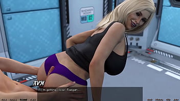 Stranded in space #37 hot busty milf giving assjob