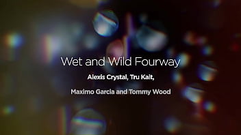 My wife found hot couple at party and took them home for foursome