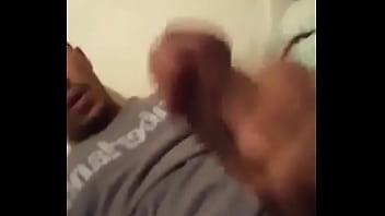 Stroking my big hard throbbing dick cumming