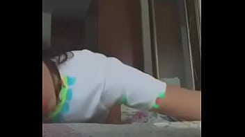 Mi perrita en la cama