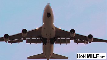 Hot milf gets fucked on a plane Hot milf gets fucked on a plane