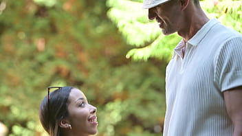 Bikini babes lia lin and vanessa alessia seduce the gardener into a steamy threesome in the sun gp3299