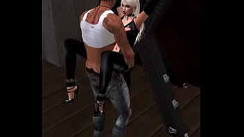 Chained and fucked with legs open