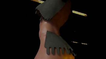 Animated model of growing boobs belly and ass for research purposes version with audio