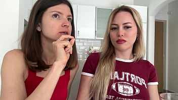 Girls talk about hot drinks