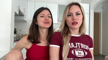 Girls talk about hot drinks