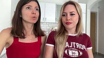 Girls talk about hot drinks