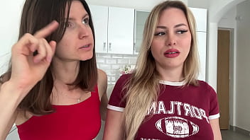 Girls talk about hot drinks