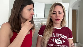 Girls talk about hot drinks