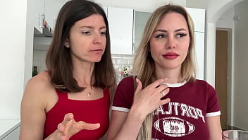 Girls talk about hot drinks