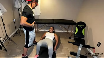 Bbc rapper interjects sexy latinas workout