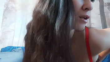 Look how her nipples erect when she fucks her pussy fast with a small artificial cock