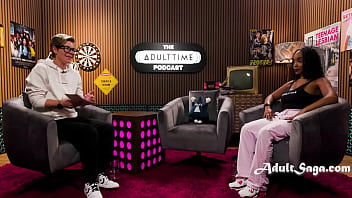 Busty hot black pornstar lily fire interview and podcast