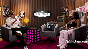 Busty hot black pornstar lily fire interview and podcast