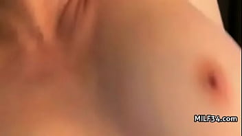 Horny big tit blonde milf nails a stud