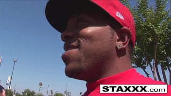 Sexy babe loves black cock