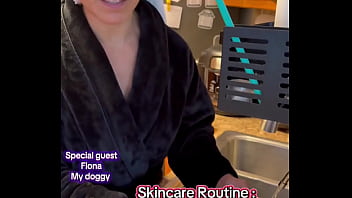 Skincare routine tighter & fresh skin#face #skincareroutine #skincare #cubes