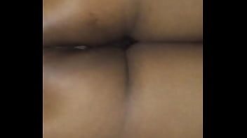 Wobbling booty perfect view of asshole