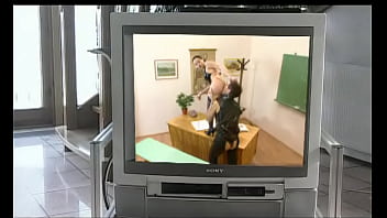 Student jerks off watching his teacher michelle wild fuck his classmate