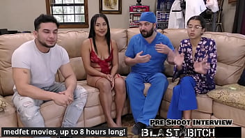 Mia sucks dick and swallows huge load pov version