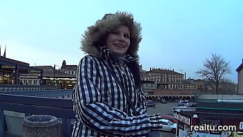 Charming czech chick was teased in the mall and fucked in pov