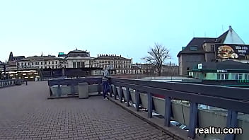 Charming czech chick was teased in the mall and fucked in pov