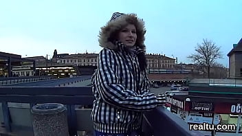 Charming czech chick was teased in the mall and fucked in pov