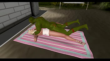 Girl's like to have sex with a monster