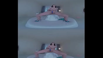 Vibrator brazilian milf's pussy insertion pleasures