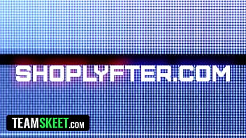 Shoplifter's punishment turns into a sexual awakening as she submits to the security guard's cock