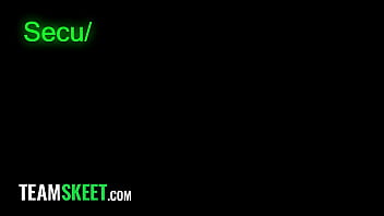 Shoplifter's punishment turns into a sexual awakening as she submits to the security guard's cock