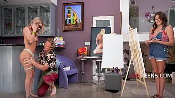 Nude freeuse painting class nicole aria selina bentz clarke kent