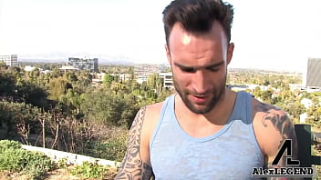 Chesty inked slut vyxen steele tastes alex legend's big load of sperm