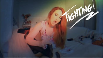 Black stockings high heels and sweet feet and pussy