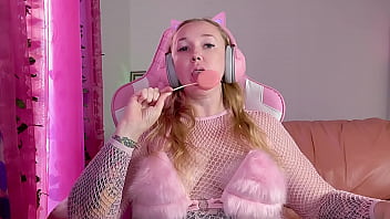 Asmr lollipop eating