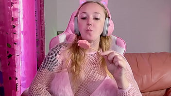 Asmr lollipop eating