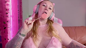 Asmr lollipop eating