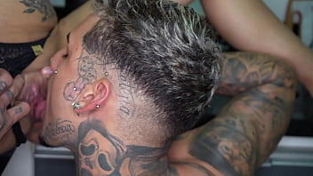 Romantic kitchen passion ignites on the counter