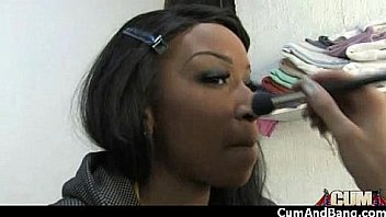 Black slut group in her mouth 7
