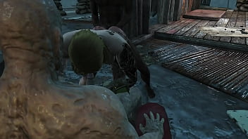 Fallout 4 gangbang with raiders