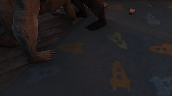Fallout 4 gangbang with raiders
