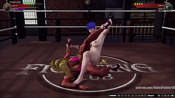 Frankie vs jen nf3d lesbian sex battle
