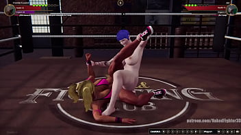 Frankie vs jen nf3d lesbian sex battle