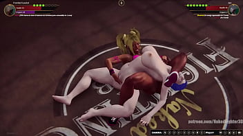Frankie vs jen nf3d lesbian sex battle
