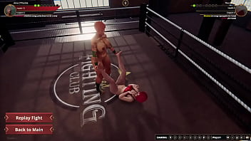 Aine vs girlfriend nf3d no rules combat ring battle redhead