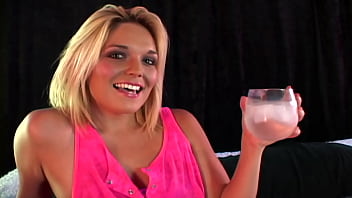 Icy head 19 year old babe deepthroats & takes a massive facial in her first porn scene